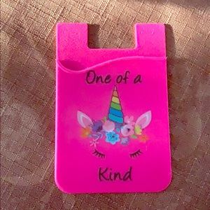 Card holder to put on phone case